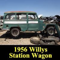 Junkyard 1956 Willys Jeep Station Wagon