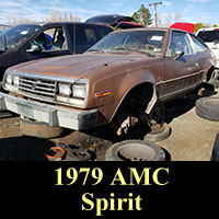 1979 AMC Spirit in junkyard
