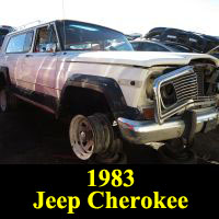 Junkyard 1983 Jeep Cherokee