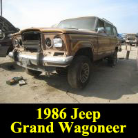 Junkyard 1986 Jeep Grand Wagoneer