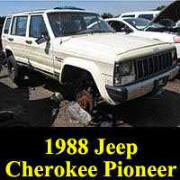 Junkyard 1988 Jeep Cherokee Pioneer
