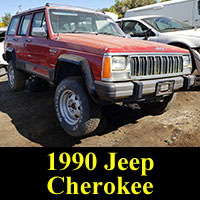 Junked 1990 Jeep Cherokee