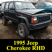 Junkyard 1995 Jeep Cherokee right-hand drive