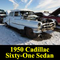 Junkyard 1950 Cadillac Sedan