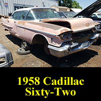 Junkyard 1958 Cadillac 62 Sedan