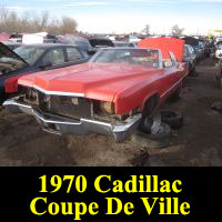 Junkyard 1970 Cadillac Coupe De Ville