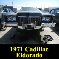 Junkyard 1971 Cadillac Eldorado