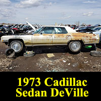 Junkyard 1973 Cadillac Sedan DeVille