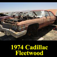 Junkyard 1974 Cadillac Fleetwood