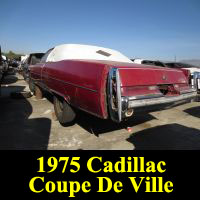 Junkyard 1975 Cadillac Coupe De Ville