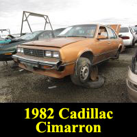 Junkyard 1982 Cadillac Cimarron