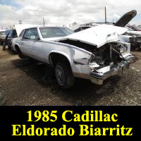 Junkyard 1985 Cadillac Eldorado Biarritz