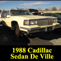 Junkyard 1987 Cadillac Sedan DeVille