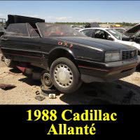 Junkyard 1987 Cadillac Allante