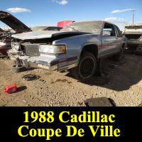 Junkyard 1988 Cadillac Coupe DeVille