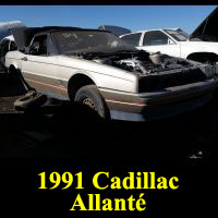 Junkyard 1991 Cadillac Allante