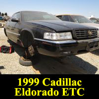 Junkyard 1999 Cadillac Eldorado ETC