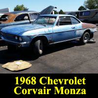 Junkyard 1968 Chevrolet Corvair Monza coupe