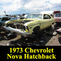 Junkyard 1973 Chevrolet Nova liftback