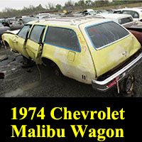 Junkyard 1974 Chevrolet Malibu Classic Station Wagon