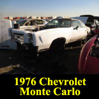 Junkyard 1976 Chevrolet Monte Carlo