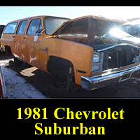 Junkyard 1981 Chevrolet Suburban