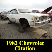 Junkyard 1982 Chevrolet Citation