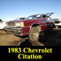 Junkyard 1983 Chevrolet Citation