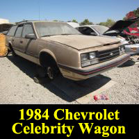 Junkyard 1984 Chevrolet Celebrity wagon