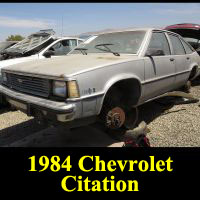 Junkyard 1984 Chevrolet Citation