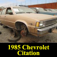 Junkyard 1985 Chevrolet Citation