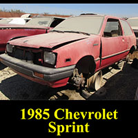 Junkyard 1985 Chevrolet Sprint