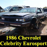 Junkyard 1986 Chevrolet Celebrity Eurosport