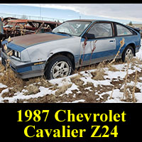 Junkyard 1987 Chevrolet Cavalier Z24 Hatchback