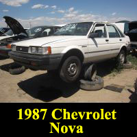Junkyard 1987 Chevrolet Nova