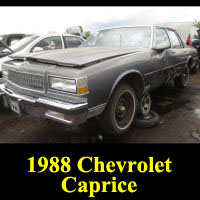 Junkyard 1988 Chevrolet Caprice