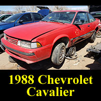 Junkyard 1988 Chevrolet Cavalier Coupe
