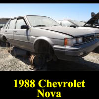Junkyard 1988 Chevrolet Nova