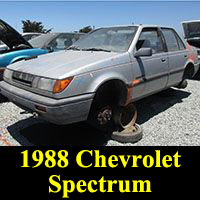 Junkyard 1988 Chevrolet Spectrum
