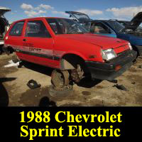 Junkyard 1988 Chevrolet Sprint EV