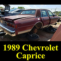 Junked 1989 Chevrolet Caprice