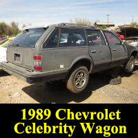 Junkyard 1989 Chevrolet Celebrity wagon