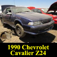 Junkyard 1990 Chevrolet Cavalier Z24