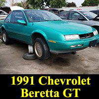 Junkyard 1991 Chevrolet Beretta GT