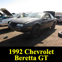 Junkyard 1992 Chevrolet Beretta GT