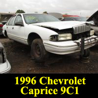 Junkyard 1996 Chevrolet Caprice 9C1
