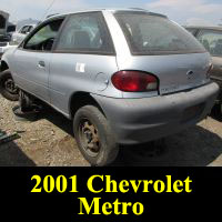 Junkyard 2000 Chevrolet Metro