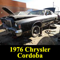 Junkyard 1976 Chrysler Cordoba
