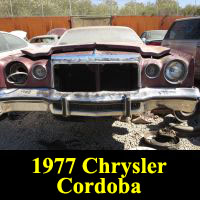 Junkyard 1977 Chrysler Cordoba