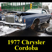Junkyard 1977 Chrysler Cordoba